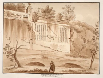 Grabdenkmal von Scipio dem Asiaten, in Palazzuolo, 1833